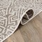 World Rug Gallery Contemporary Geometric Weather Resistant Indoor/Outdoor Runner Rug 2' x 7' Beige 4028BEIGE2X7 - alternate 7